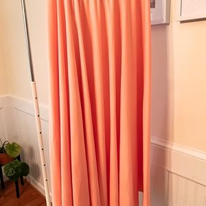 Peachy pink maxi skirt